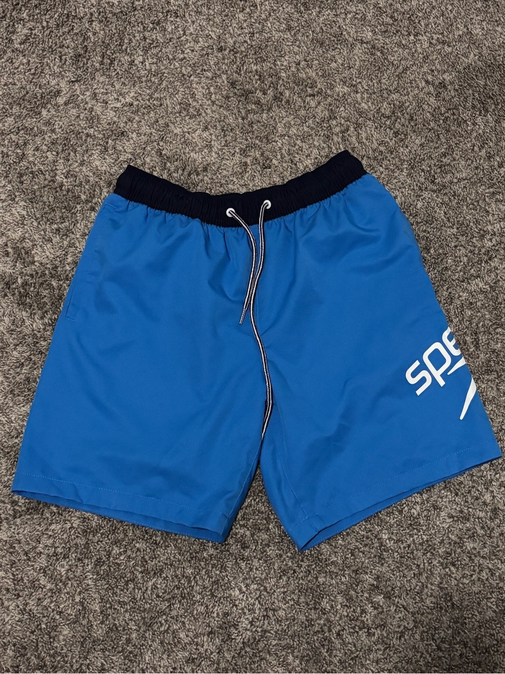Speedo Men's Blue Swim Trunks Size Small 7" Inseam